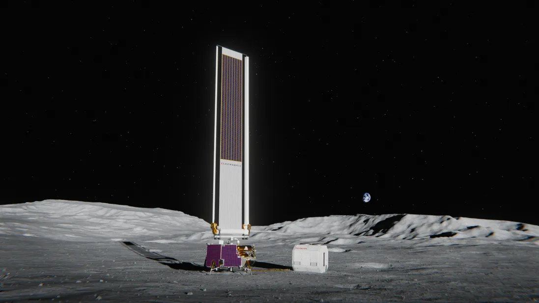 Honda and Astrobotic Partner on Regenerative Fuel Cell to Power Lunar Nights 1 Honda-RFC_Astrobotic-VSAT_Griffin_wide-shot_4K