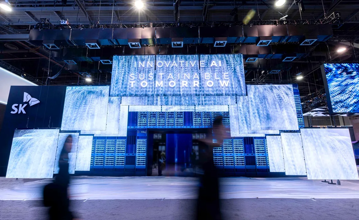 SK Telecom Offers Voluntary Retirement Amid AI Unit Restructurings 1 ation-Gate-the-entrance-to-the-SK-booth-at-CES-2025-1