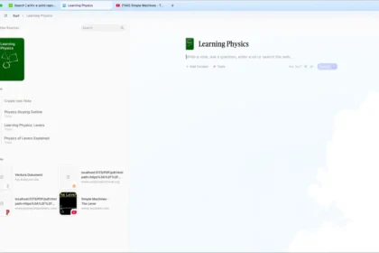 Deta Launches Surf, an AI-Powered Browser and Knowledge Management App 7 physics-notebook