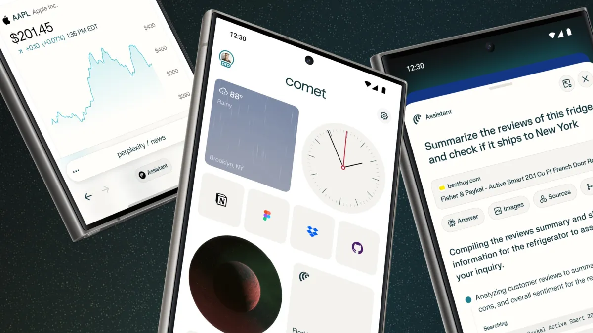 Perplexity Launches Comet AI Browser on Android 1 comet-browser-02